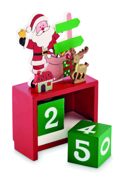 Logo trade promotional giveaways image of: Christmas countdown calendar